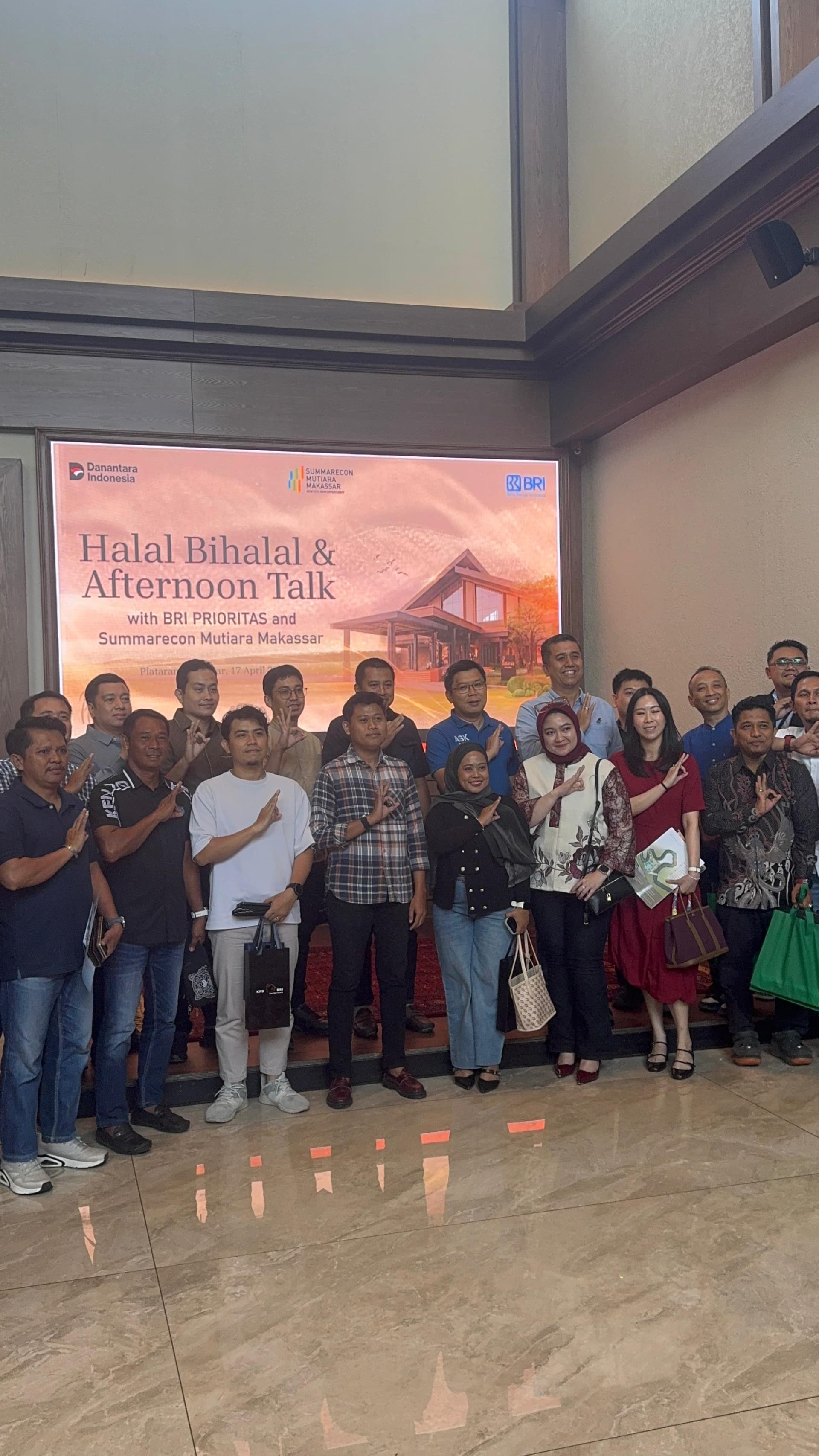 Tiga Maha Rewa Hadiri Partnership Synergy Event Halal bi Halal & Afternoon Talk oleh BRI